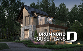front - BASE MODEL - Small and charming 2 bedroom cottage plan with lots of natural light! - Rifugio