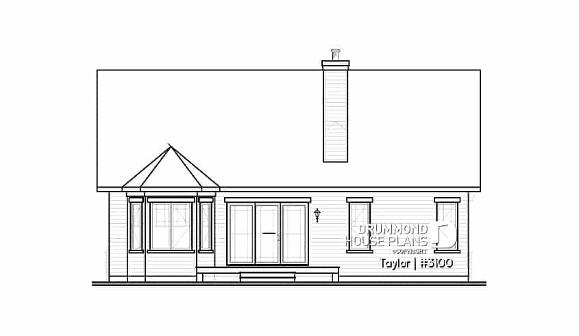 rear elevation - Plymouth