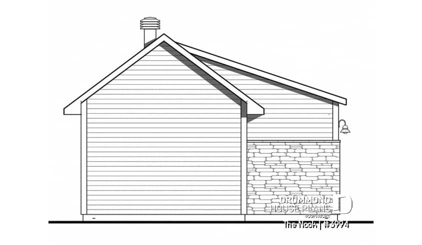 rear elevation - The Nook