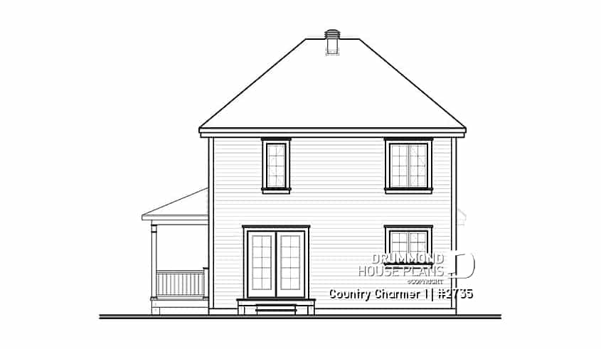 rear elevation - Country Charmer 1