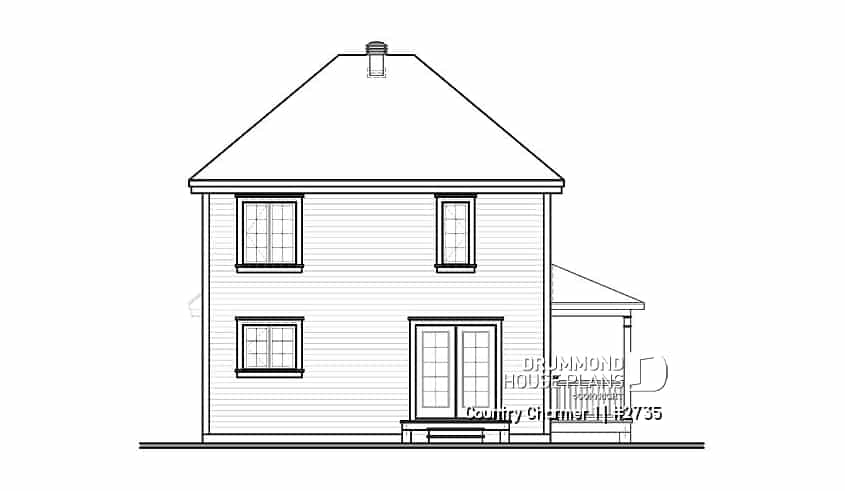 rear elevation - Country Charmer 1