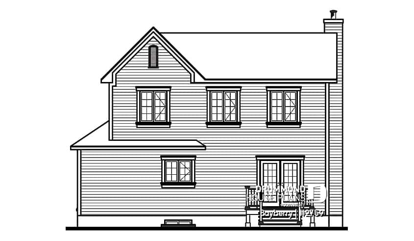 rear elevation - Bayberry