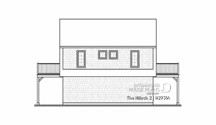 rear elevation - The Hillock 2