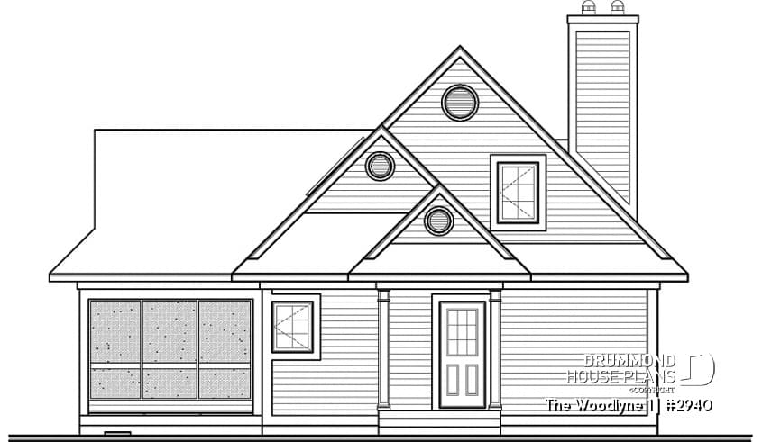 front elevation - The Woodlyne