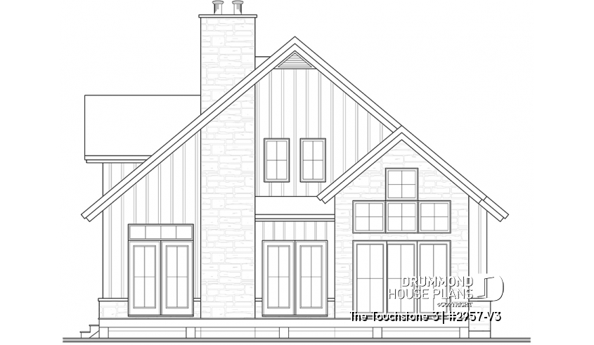 rear elevation - The Touchstone 3