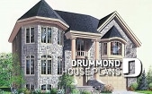 front - BASE MODEL - Manor style 4 bedroom with great room, breakfast nook and garage - Rockingham 2