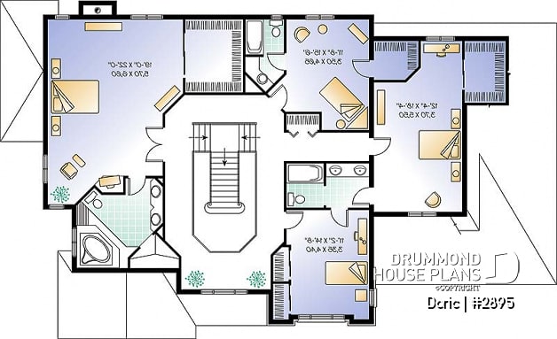 2nd level - 4 bedrooms 3.5 bathrooms, master suite, formal living room, 2-car garage, home office, 9' ceiling on main - Doric