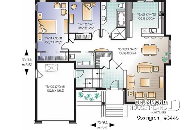 1st level - Single storey, 2 bedroom Craftsmanwith garage and bonus space - Covington