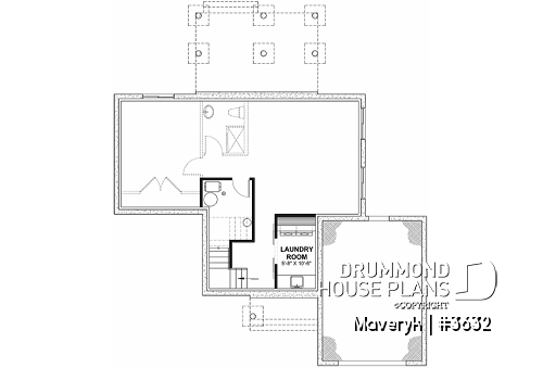 Basement - Beautiful Farmhouse, 3 beds, 1.5 baths, garage, pantry in kitchen, fireplace, sheltered terrace - Maveryk
