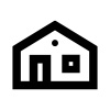Icône - Plan de maison de plain-pied