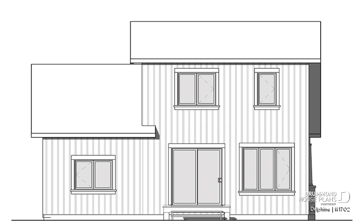 rear elevation - Delphine