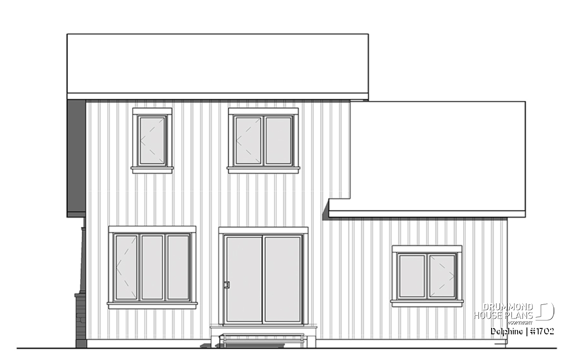 rear elevation - Delphine