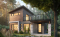 front - BASE MODEL - Compact Modern Home Plan with Open Floor Plan, Upstairs Suite and Spacious Terrace - Joshua