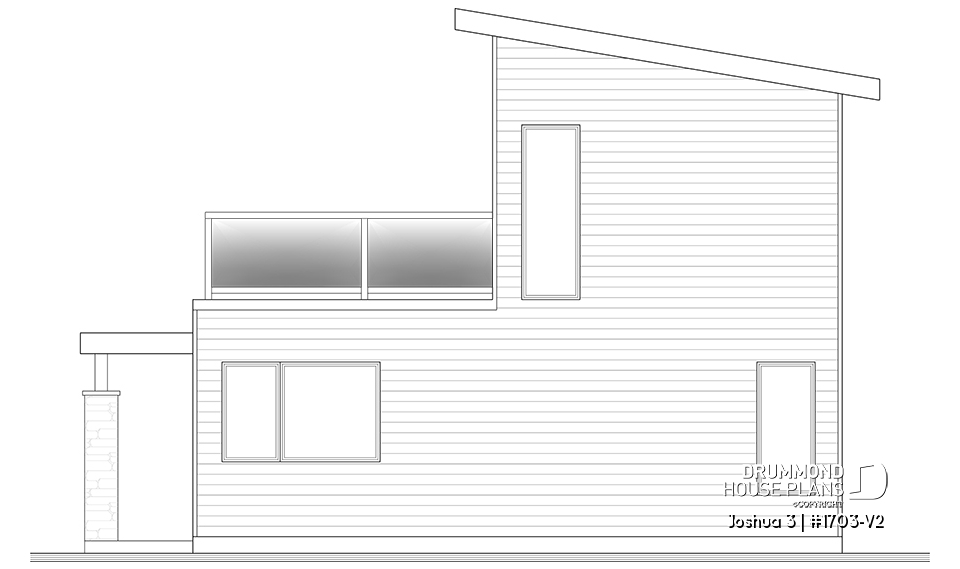 rear elevation - Joshua 3
