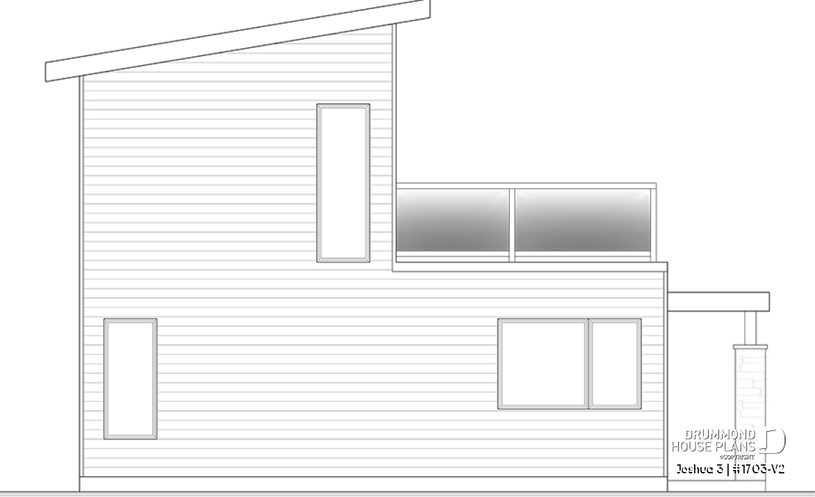 rear elevation - Joshua 3