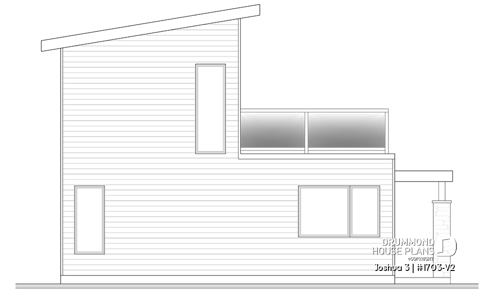 rear elevation - Joshua 3