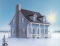 front - BASE MODEL - Small, historic Canadian style house plan, 3 bedrooms, fireplace, laundry on main, sitting room on 2nd floor - Acelia