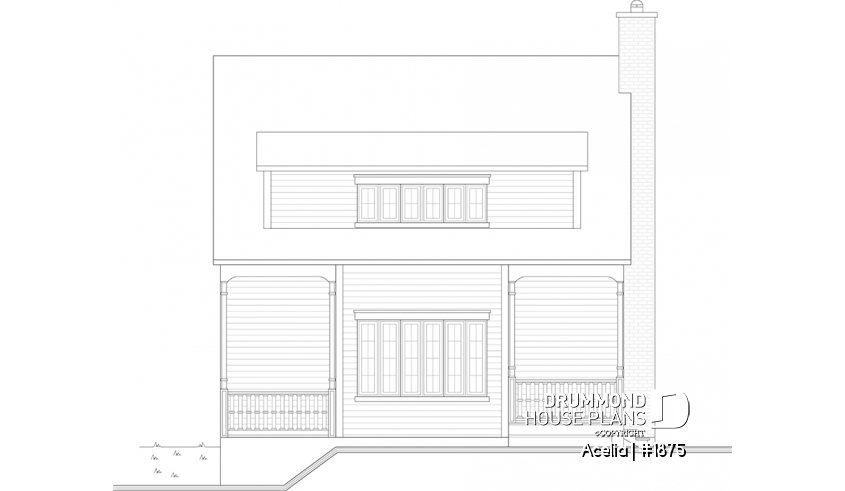 rear elevation - Acelia