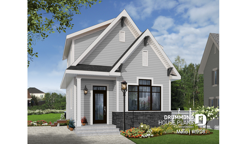 front - BASE MODEL of house plan 1908 front - BASE MODEL - Melia