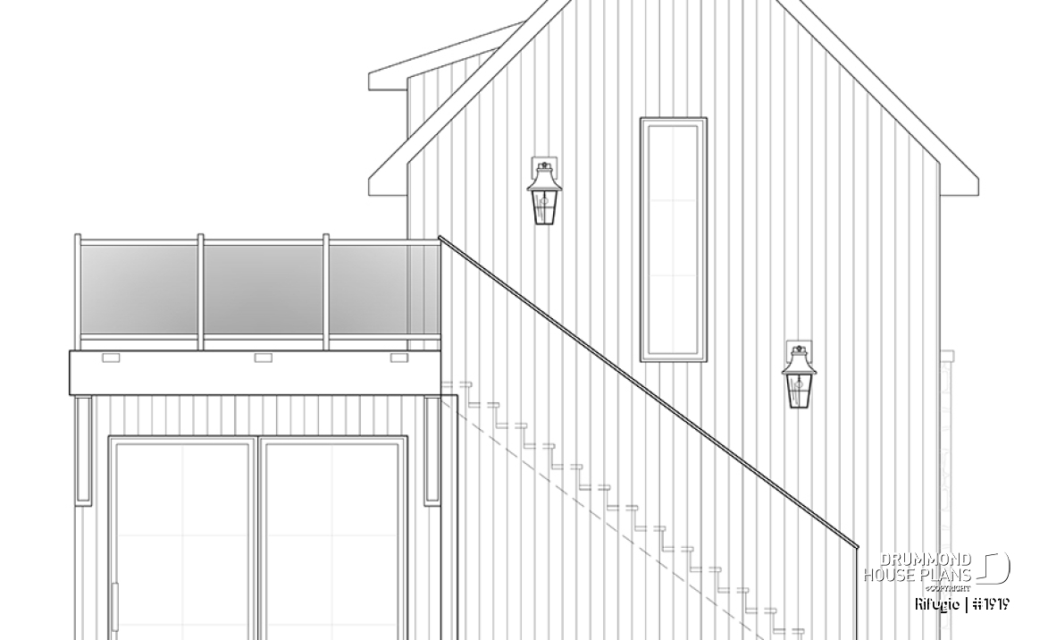 rear elevation - Rifugio