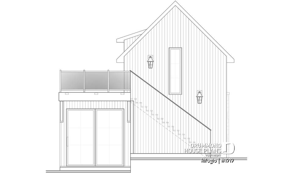 rear elevation - Rifugio