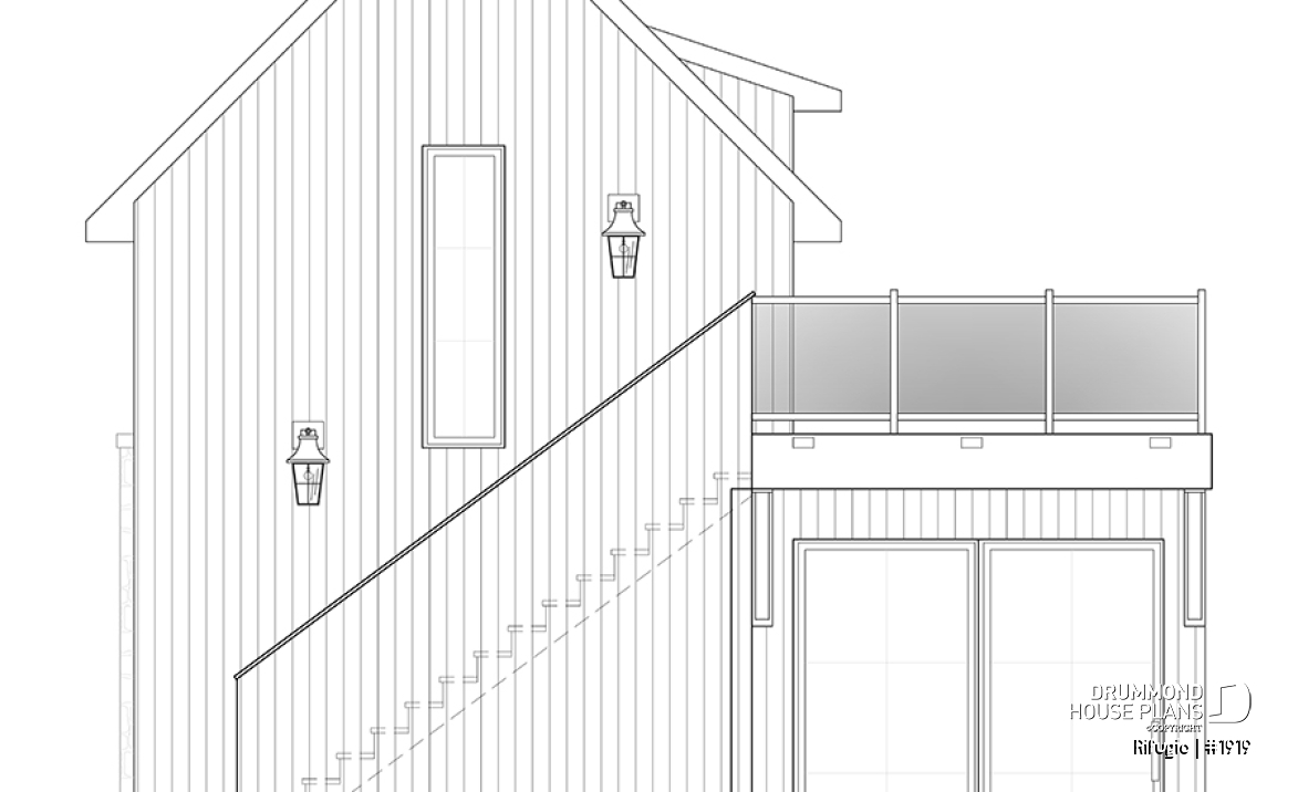 rear elevation - Rifugio
