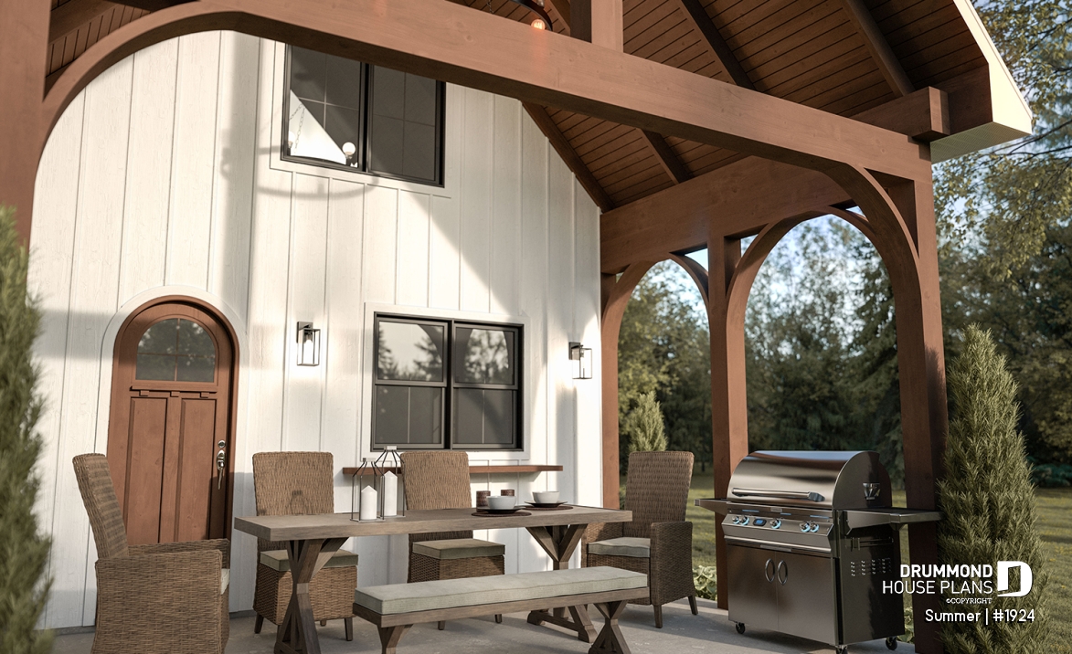 front elevation - Summer