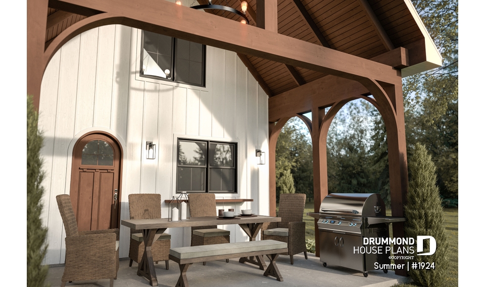 front elevation - Summer