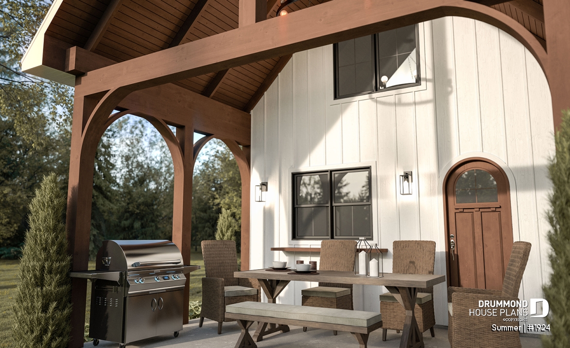 front elevation - Summer