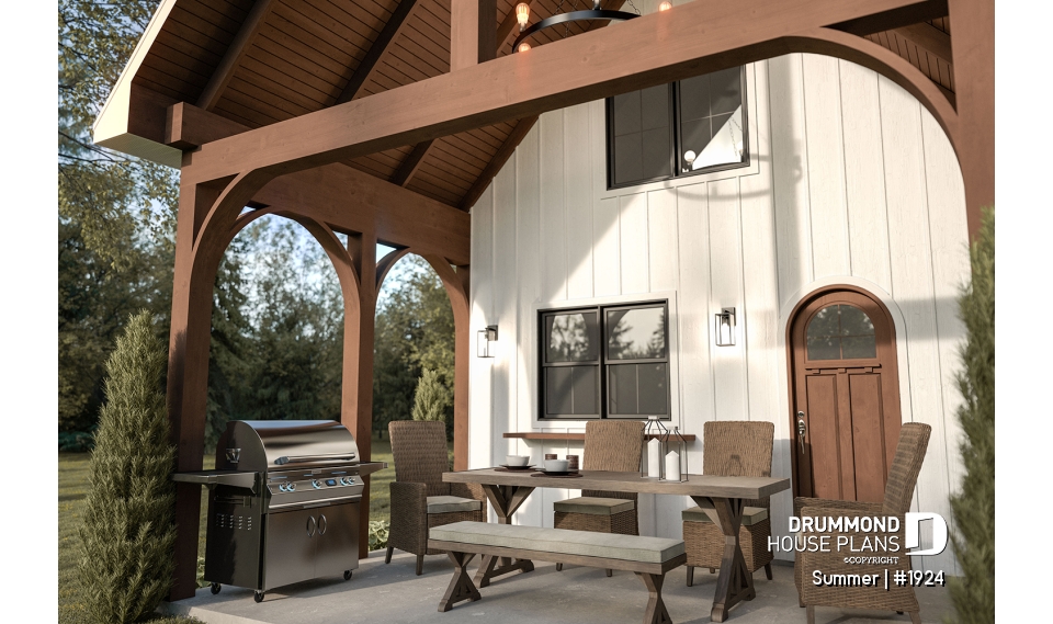 front elevation - Summer