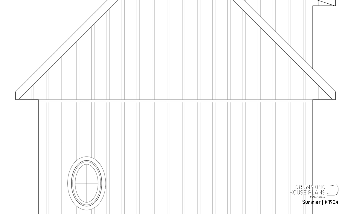 rear elevation - Summer
