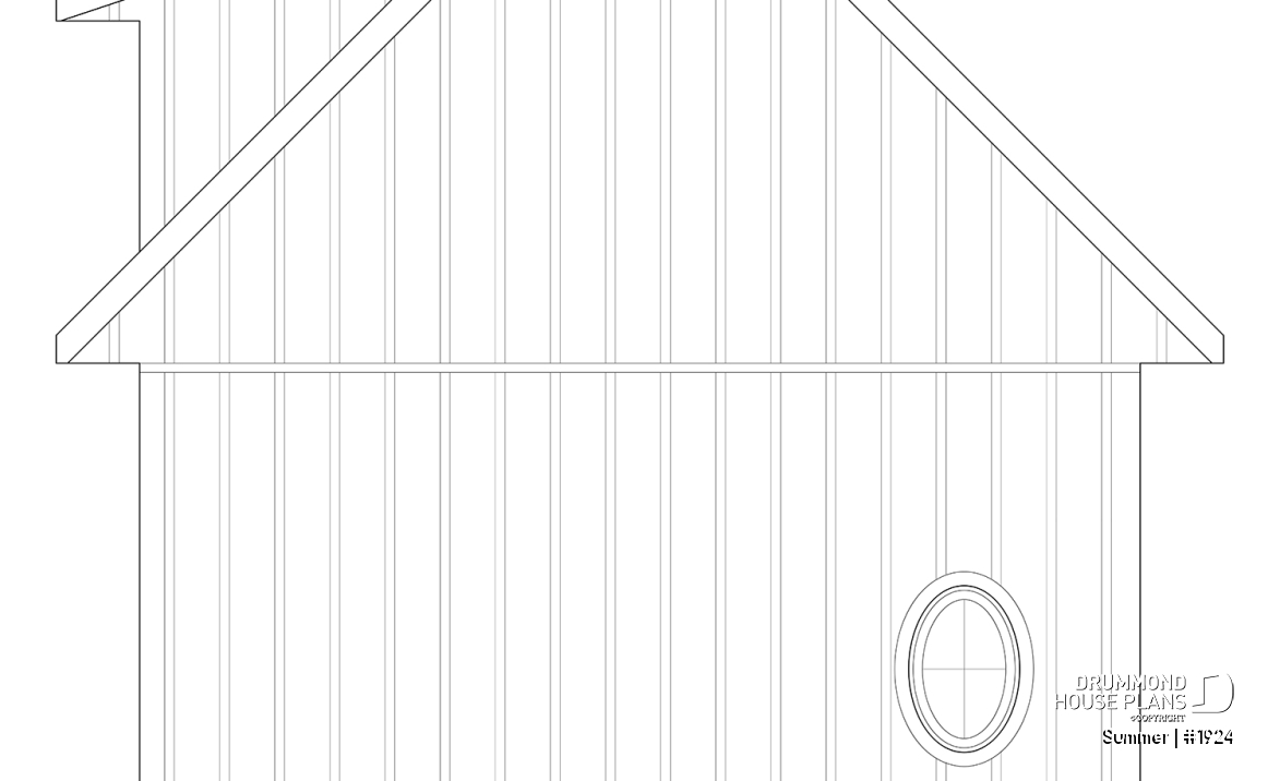 rear elevation - Summer