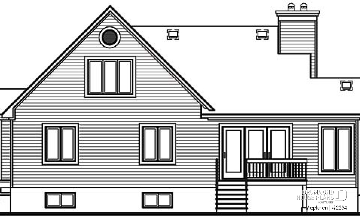 rear elevation - Mapleton