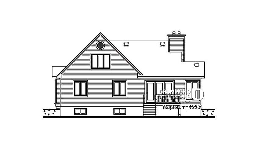 rear elevation - Mapleton