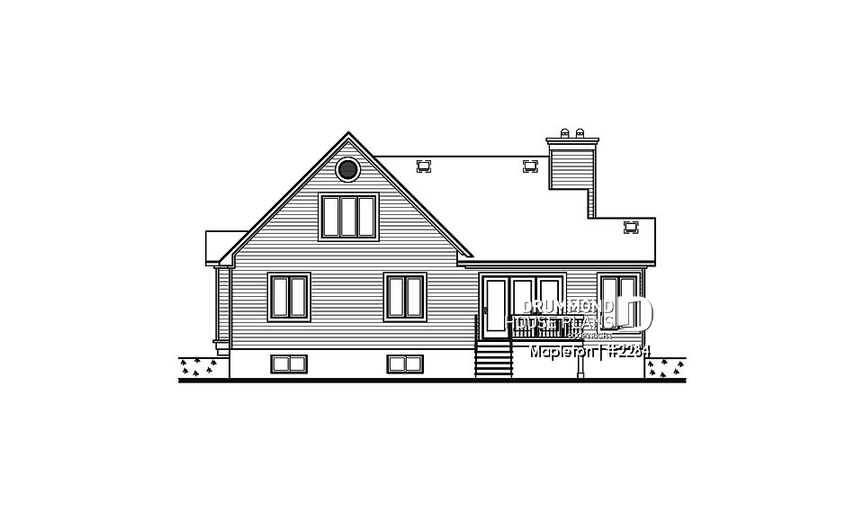 rear elevation - Mapleton