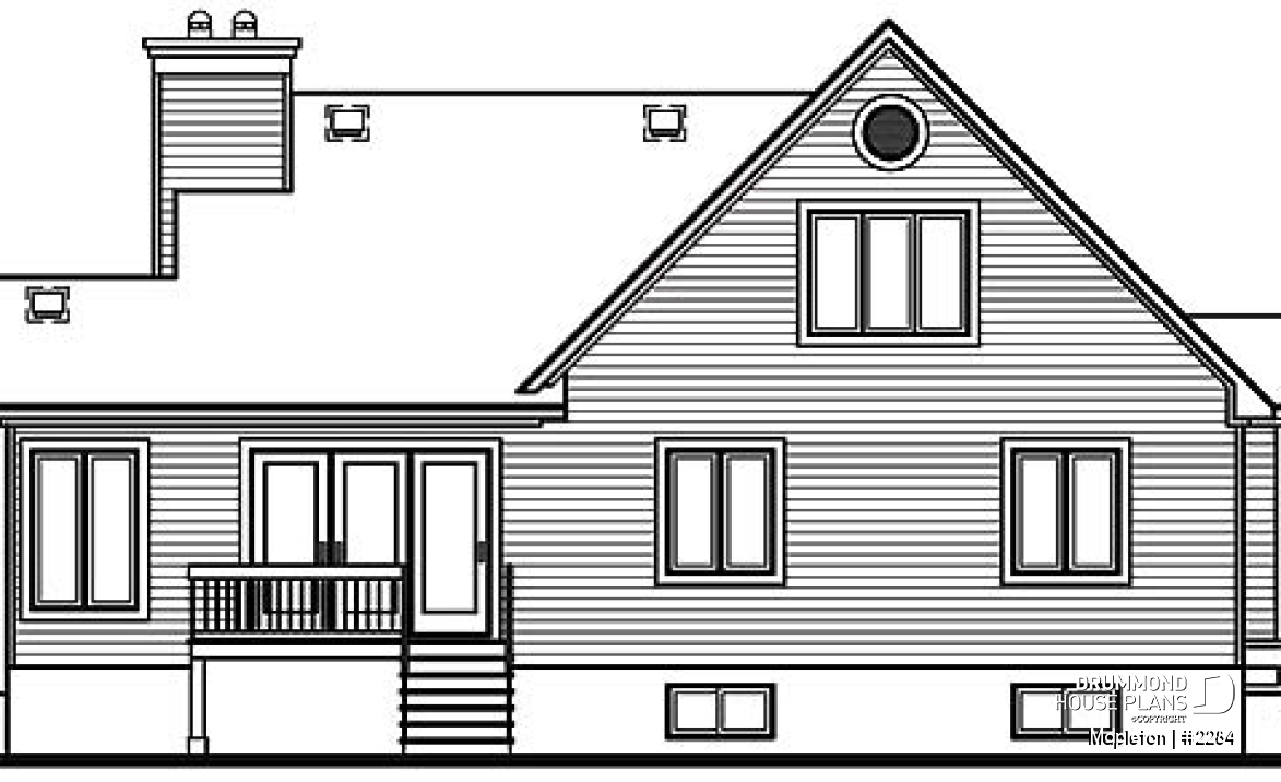 rear elevation - Mapleton