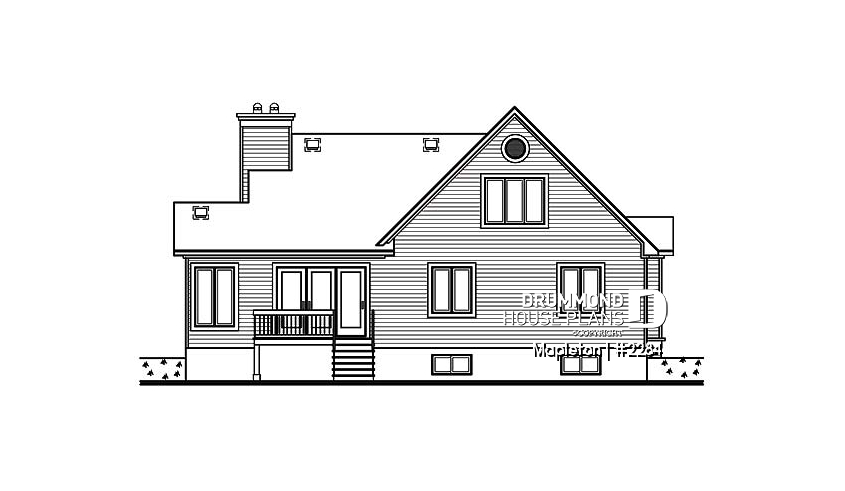 rear elevation - Mapleton