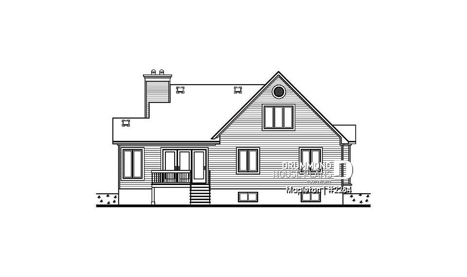 rear elevation - Mapleton