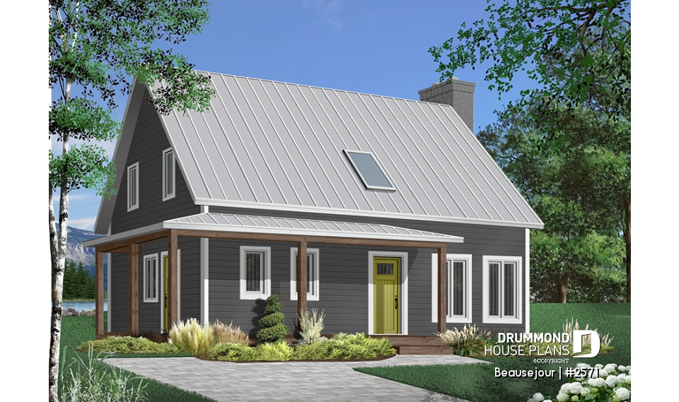 front - BASE MODEL - Charming transitional style 3 bedroom home, kitchen booth, formal dining/living room - Beausejour