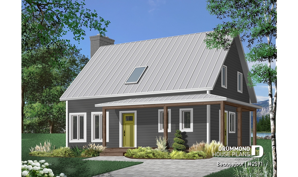 front - BASE MODEL - Charming transitional style 3 bedroom home, kitchen booth, formal dining/living room - Beausejour