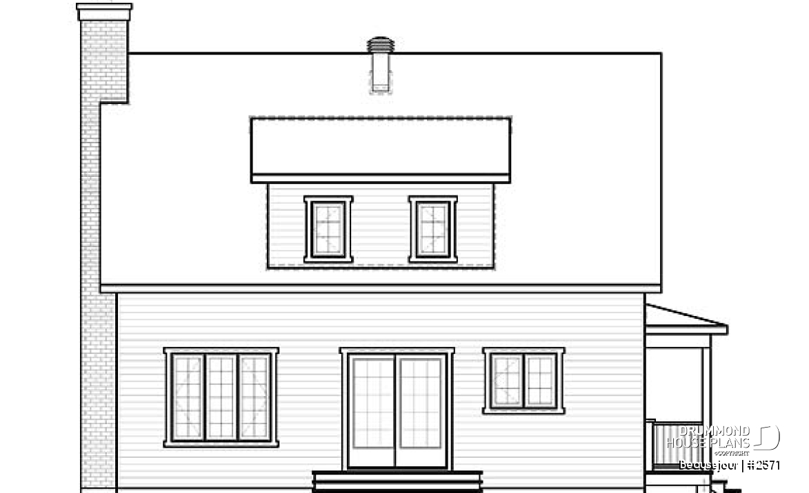 rear elevation - Beausejour