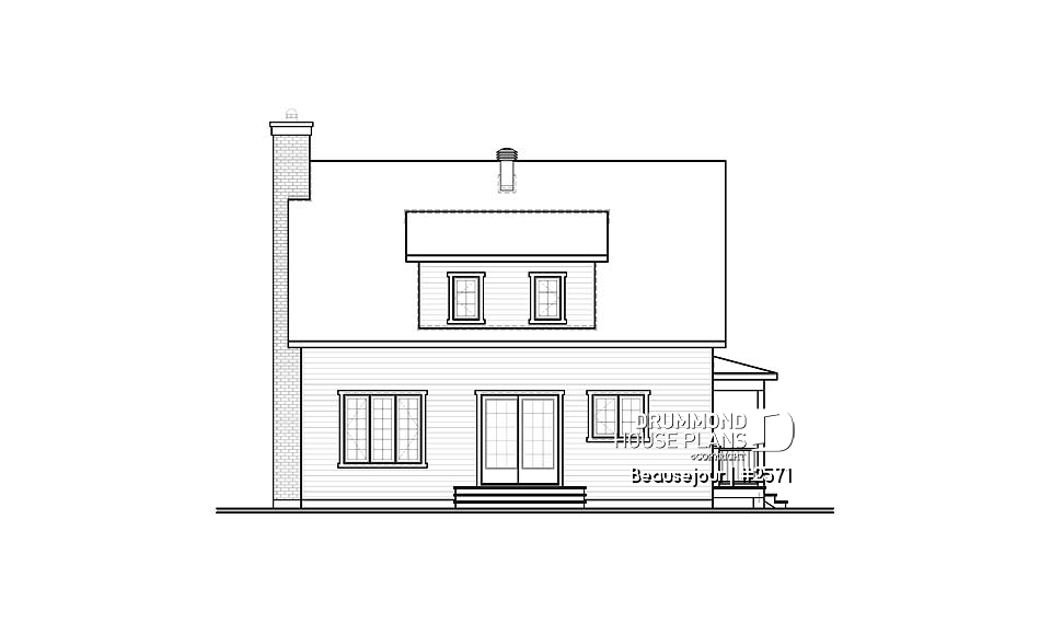 rear elevation - Beausejour