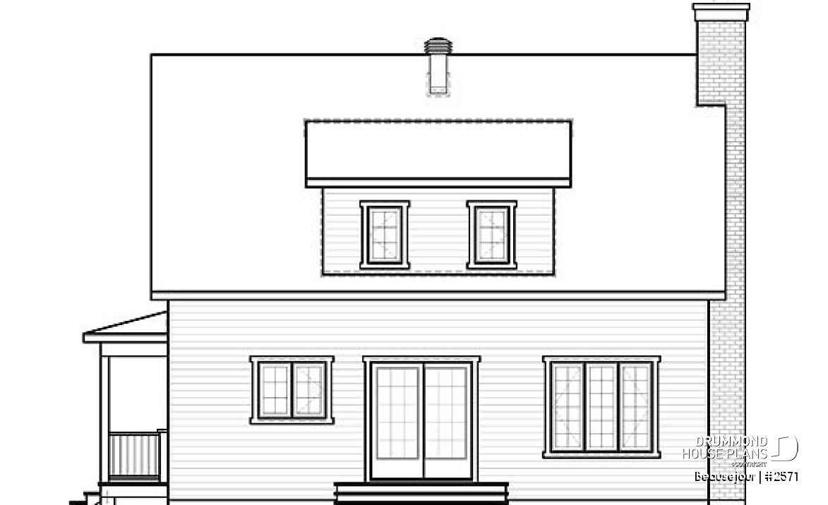 rear elevation - Beausejour