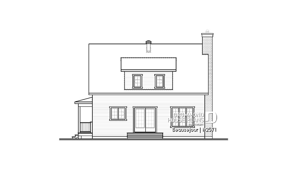 rear elevation - Beausejour