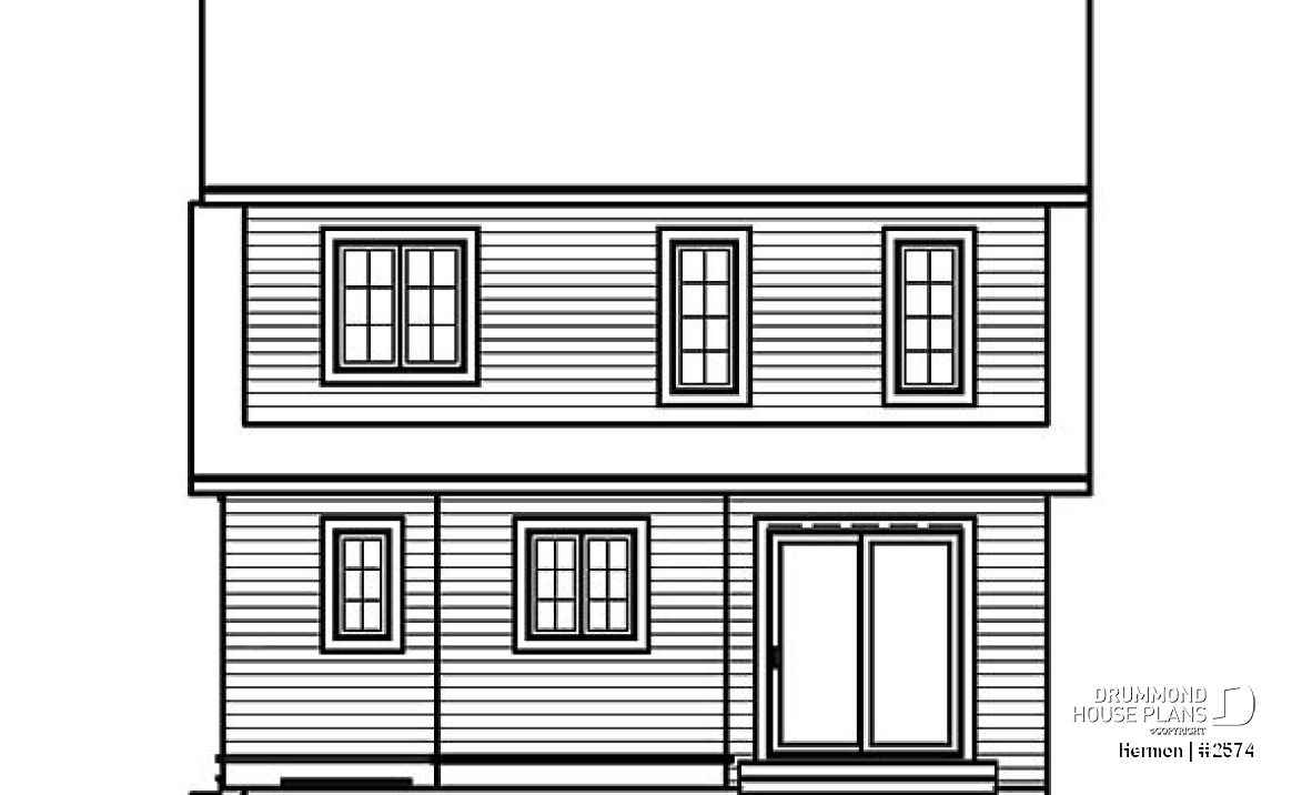 rear elevation - Hermon