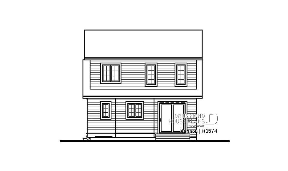 rear elevation - Hermon