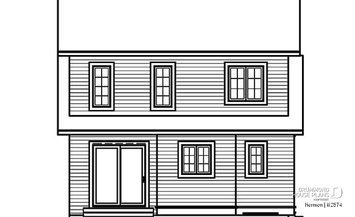rear elevation - Hermon