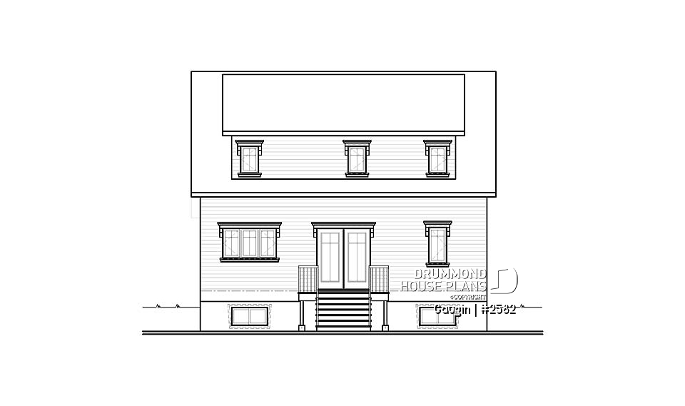 rear elevation - Gaugin