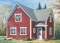front - BASE MODEL - Small 2-story Country home, ideal first-home, open plan,  2 bedrooms, laundry room on main - Adam