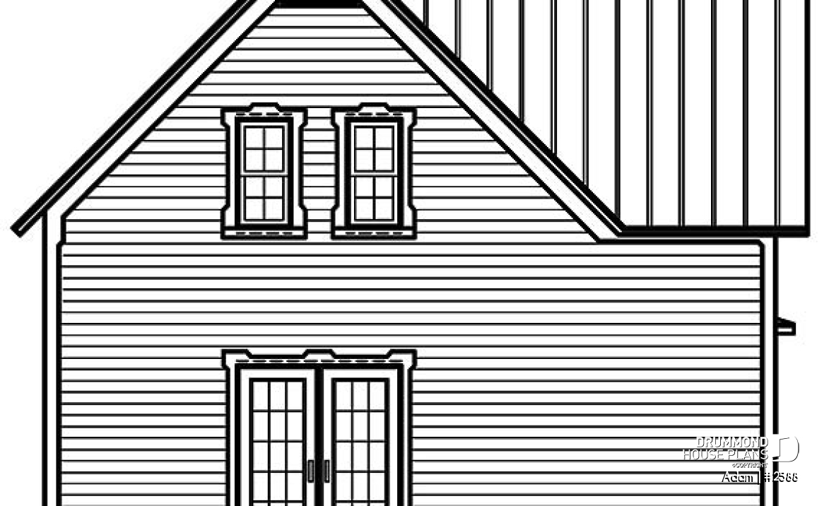 rear elevation - Adam